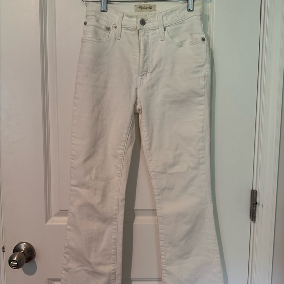Madewell White Cali Demi-Boot Jeans - Picture 1 of 2